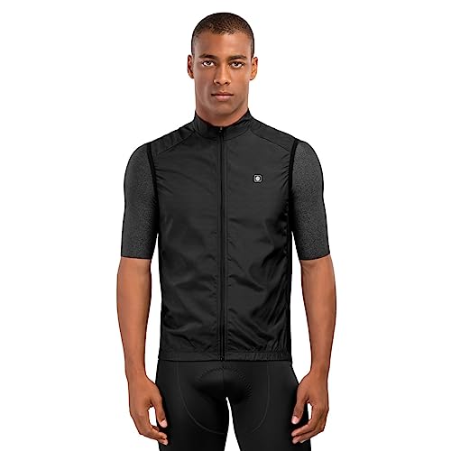 SIROKO V1 Windjacke für Radsport, schwarz, M von SIROKO