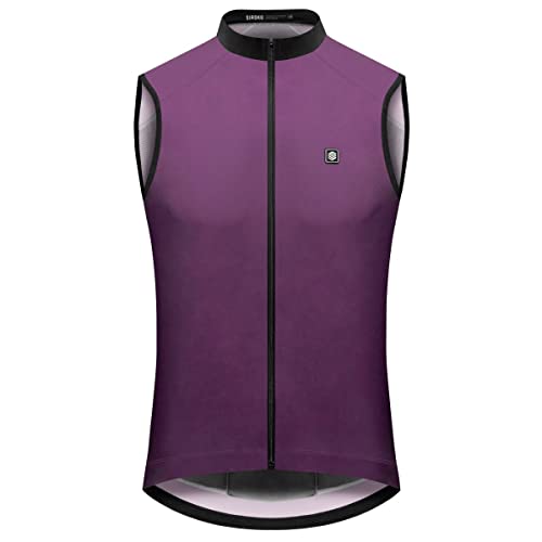 SIROKO V1 Windjacke für Radsport, für Herren, Pflaume, M von SIROKO