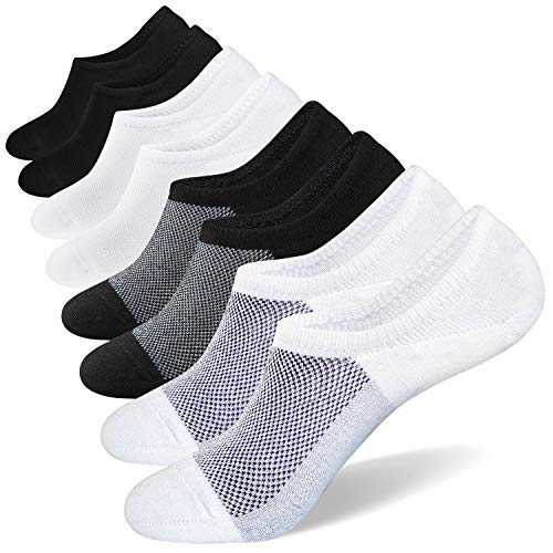 SIXDAYSOX No Show Socken für Herren, 6/8er-Pack, Baumwolle, dünn, niedrig geschnitten, rutschfest, für Loafer, flache Schuhe, Sneakers, Größe 38-42, 44, 46-46, 46-46, Geruchshemmend SIXDAYSOX No Show Socken für Herren, 6/8er-Pack, Baumwolle, dünn, niedrig geschnitten, rutschfest, für Loafer, flache Schuhe, Sneakers, Größe 38-42, 44, 46-46, 46-46, Geruchshemmend von SIXDAYSOX