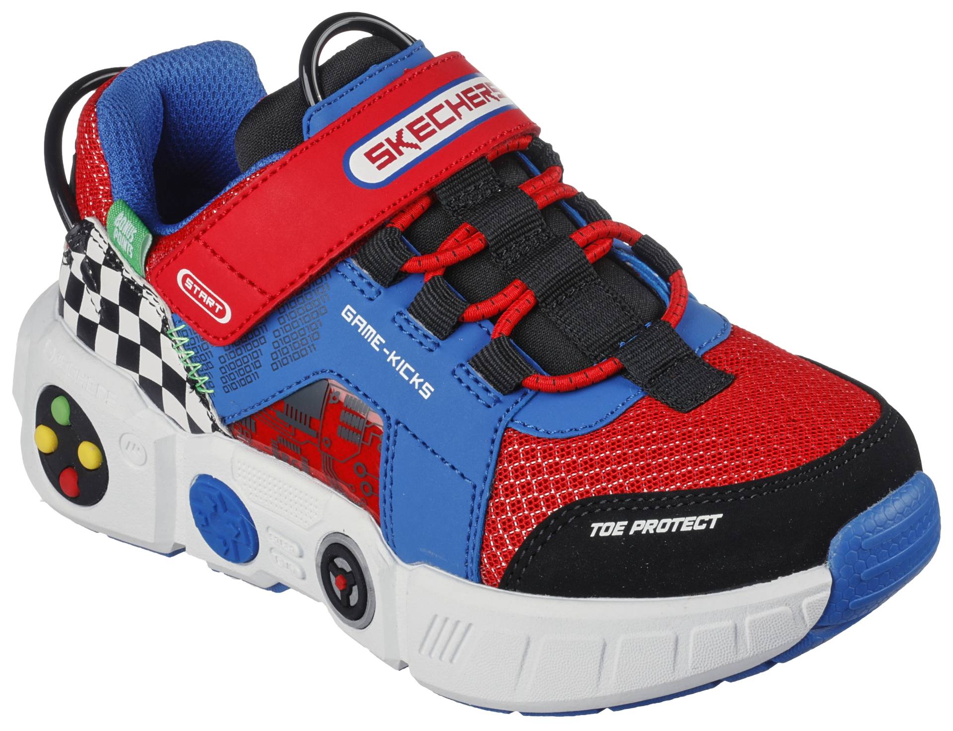 Skechers Kids Sneaker "GAMETRONIX", mit Air-Cooled Memory Foam, Freizeitschuh, Halbschuh, Schnürschuh von SKECHERS Kids