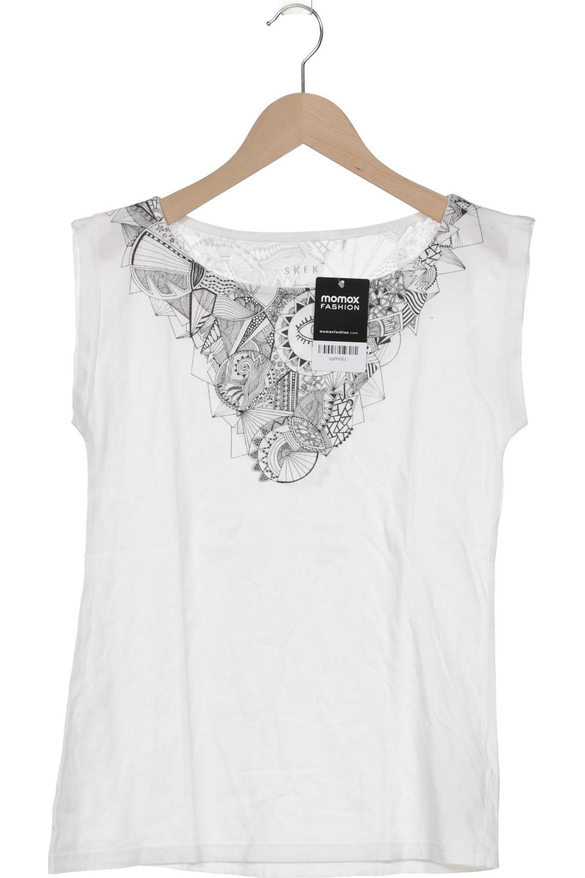 Skfk Damen T-Shirt, weiß, Gr. 36 von SKFK