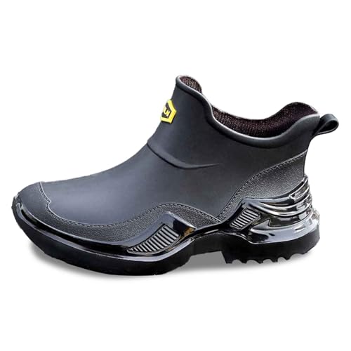 SKFLABOOF Gartenschuhe Herren Mode Unisex-Erwachsene Wasserdicht Gummistiefeletten Rain Boots Men Kurz Atmungsaktiv Gartenstiefel Stiefel Outdoor SKFLABOOF Gartenschuhe Herren Mode Unisex-Erwachsene Wasserdicht Gummistiefeletten Rain Boots Men Kurz Atmungsaktiv Gartenstiefel Stiefel Outdoor von SKFLABOOF