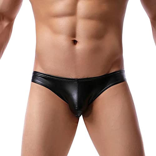 SKFLABOOF Unterwäsche Herren Harness Männer Leder Ouvert Herren Boxershorts String Herren 3 Sexy Kostüm Herren Slip Mit Beutel Herren Unterhosen Boxershorts Unterhose Sissy Dessous Männer von SKFLABOOF