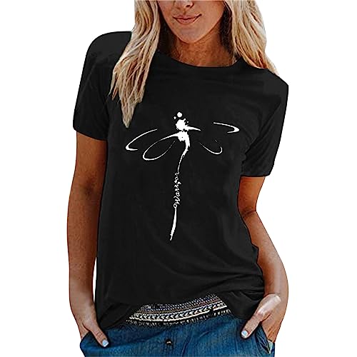 Shirt Damen Tunika Leicht Elegant Oberteile Sale Hemd Italienische Mode Kurzarm Tshirt Shirt Batik Lässig Für Leggings Elegante Bluse Sportshirt Blusenshirt von SKFLABOOF