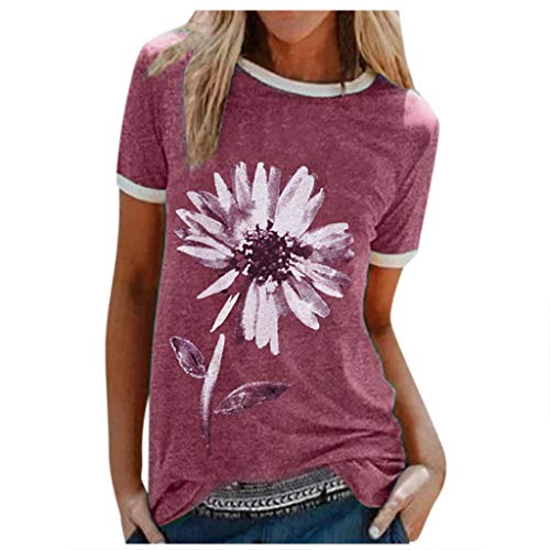 Tshirt Damen Bluse Sexy Weiss Top Sommer T Schirt Lässig Für Leggings Elegant Pullover Tshirt Locker Teenager Mädchen Italienische Mode Oberteile Blusenshirt Baseball Shirt von SKFLABOOF