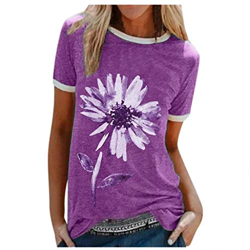 Tshirt Damen Bluse Sexy Weiss Top Sommer T Schirt Lässig Für Leggings Elegant Pullover Tshirt Locker Teenager Mädchen Italienische Mode Oberteile Blusenshirt Baseball Shirt von SKFLABOOF