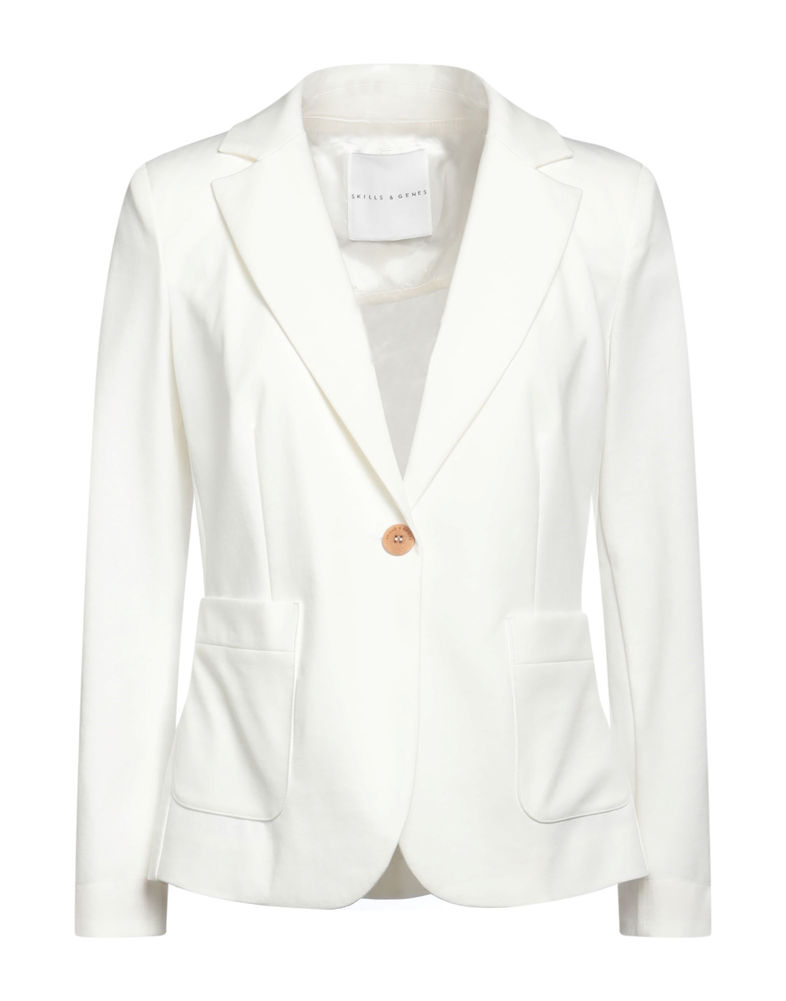 SKILLS & GENES Blazer Damen Weiß von SKILLS & GENES