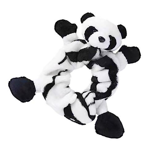 SKISUNO Parfüm Flasche Halskette Panda Haarband Elastische Haarbänder Mädchen Haargummis Elastische Haargummis Handtuch Mikrofaser Scrunchie e Tier Haargummi Mädchen Panda von SKISUNO