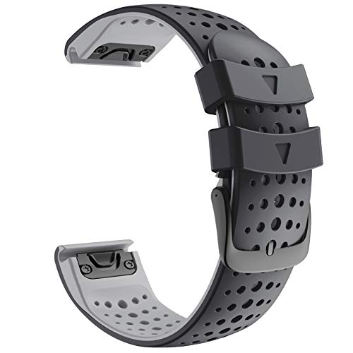 SKXMOD 22 x 26 mm für Garmin Fenix 7 7X 6 6X Pro 5 5X Plus 3HR MK2 MK1 Enduro Easy Fit Silikon Smart Watch Armband Schnellverschluss Handgelenkbänder, 26mm Fenix 3HR Delta, Achat von SKXMOD