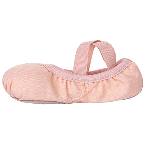 SKYSOAR Ballettschuhe Tanzschuhe Gymnastik Yoga Schuhe Split Sole Leder Wohnungen für Mädchen Damen Kinder und Erwachsene, Pink, 25 EU von Tancefair