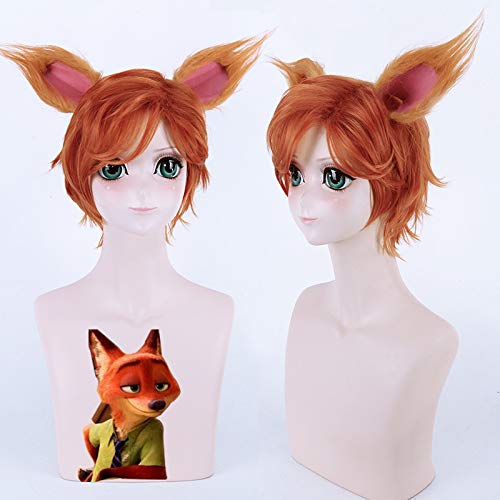 Halloween Fashion Christmas Party Dress Up Wig Crazy Animal City Judy Rabbit Nick Nick Fox Anthropomorphic Gorgeous Cos Wig Color: Hairpin Fox Ears Halloween Fashion Christmas Party Dress Up Wig Crazy Animal City Judy Rabbit Nick Nick Fox Anthropomorphic Gorgeous Cos Wig Color: Hairpin Fox Ears von SKYXD