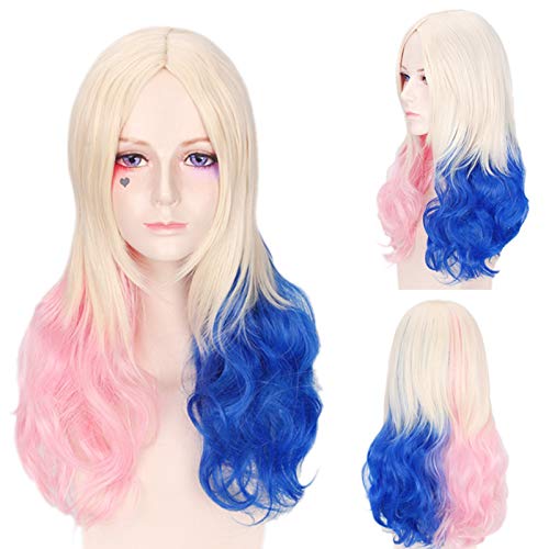 Halloween Fashion Christmas Party Dress Up Wig Harleen Quinzel Harleen Quinzel Harleen Quinzel Gradient Curly Hair Cos Fake Hair Halloween Fashion Christmas Party Dress Up Wig Harleen Quinzel Harleen Quinzel Harleen Quinzel Gradient Curly Hair Cos Fake Hair von SKYXD