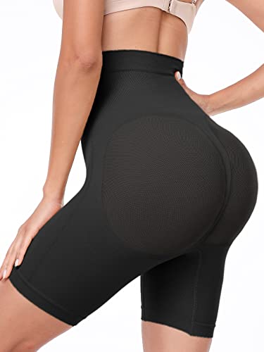 SLIMBELLE Miederpants Bauch Weg Damen Figurenformend Miederpants Tummy Control Shapewear Unterhose Miederhose Hohe Taille Butt Lifter Body Shaper Mesh Panties Sommer Unterwäsche Schwarz M von SLIMBELLE