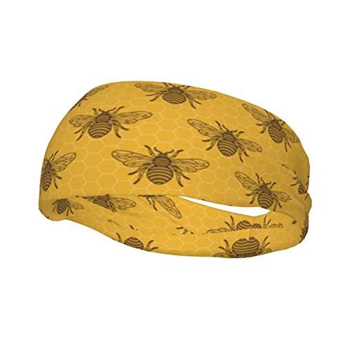 Honeycomb Bee Stirnbänder Sport Schweißband Athletische Übungsbänder Turban Haar Kopf Für Männer Frauen Yoga Fitness Honeycomb Bee Stirnbänder Sport Schweißband Athletische Übungsbänder Turban Haar Kopf Für Männer Frauen Yoga Fitness von SMAZDFXX