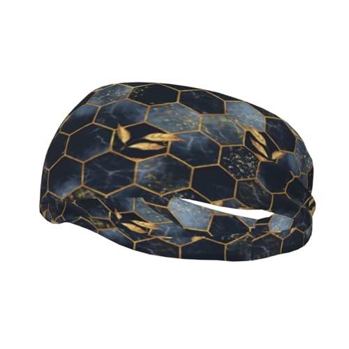 Moderne geometrische blau-graue Marmor-Stirnbänder für Damen, rutschfestes Gesichtswasch- und Make-up-Stirnband, Sport- und Lauf-Stirnband, dehnbares Schweißband, modische breite Stirnbänder für Damen Moderne geometrische blau-graue Marmor-Stirnbänder für Damen, rutschfestes Gesichtswasch- und Make-up-Stirnband, Sport- und Lauf-Stirnband, dehnbares Schweißband, modische breite Stirnbänder für Damen von SMAZDFXX