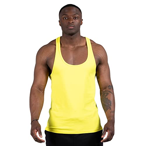 SMILODOX Herren Stringer Pat - Regular fit ärmelloses Oberteil - Tanktop mit Rundhals - Gym Muskelshirt für Fitnessbegeisterte von SMILODOX