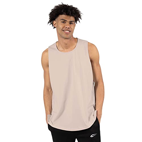 SMILODOX Herren Tanktop Francis - Ärmelloses Sport Tanktop - Muskelshirt mit extra Breiten Trägern, verstärktem Saum, Logo-Print und Canvas-Label an Seitennaht. 100% Baumwolle, perfekte Passform von SMILODOX