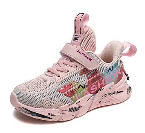 SMajong Schuhe Jungen Kinder Turnschuhe Mädchen Atmungsaktiv Sneaker Hallenschuhe Sportschuhe Laufschuhe von SMajong
