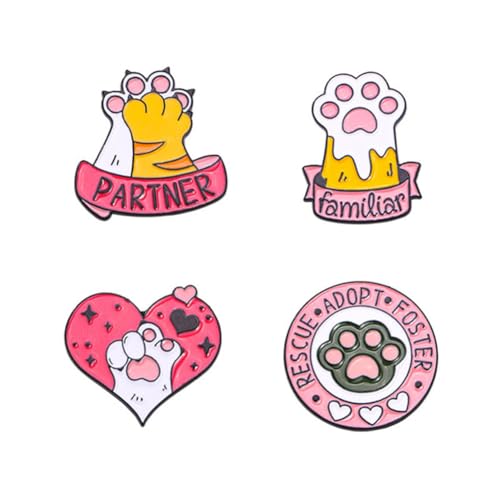 Süße Katzenpfote Emaille Pins Cartoon Creative Cat Heart Love Paw Cats Club Pins für Jackets Rucksack Jeans Shirt Tasche Lapel Bades Accessoires Frauen Mädchen Mode Schmuck Süße Katzenpfote Emaille Pins Cartoon Creative Cat Heart Love Paw Cats Club Pins für Jackets Rucksack Jeans Shirt Tasche Lapel Bades Accessoires Frauen Mädchen Mode Schmuck von SNHHNSW