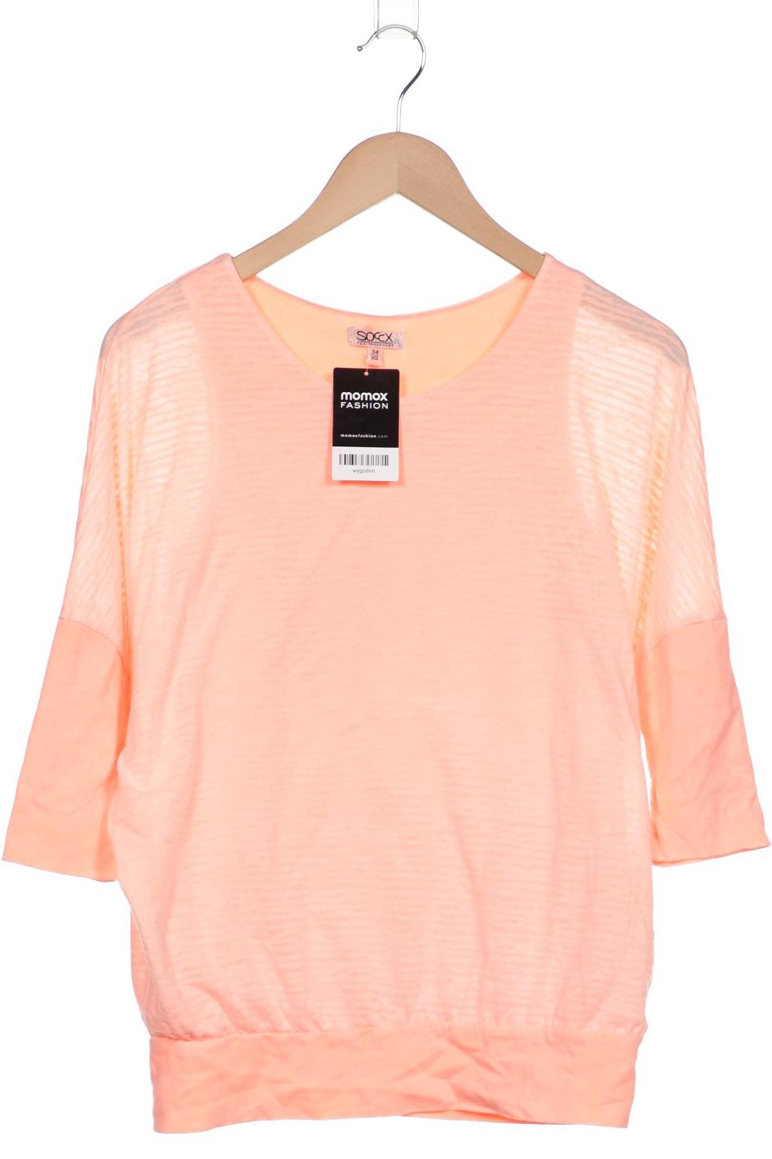 Soccx Damen Langarmshirt, pink, Gr. 34 von SOCCX