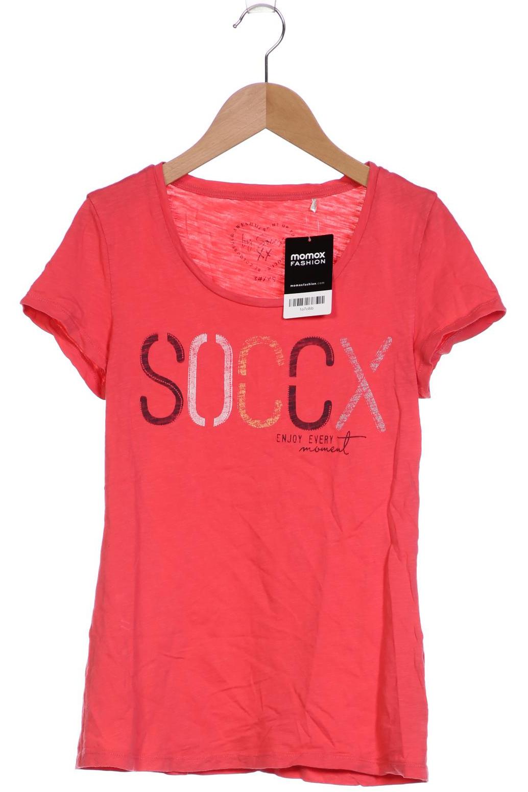 Soccx Damen T-Shirt, pink, Gr. 34 von SOCCX