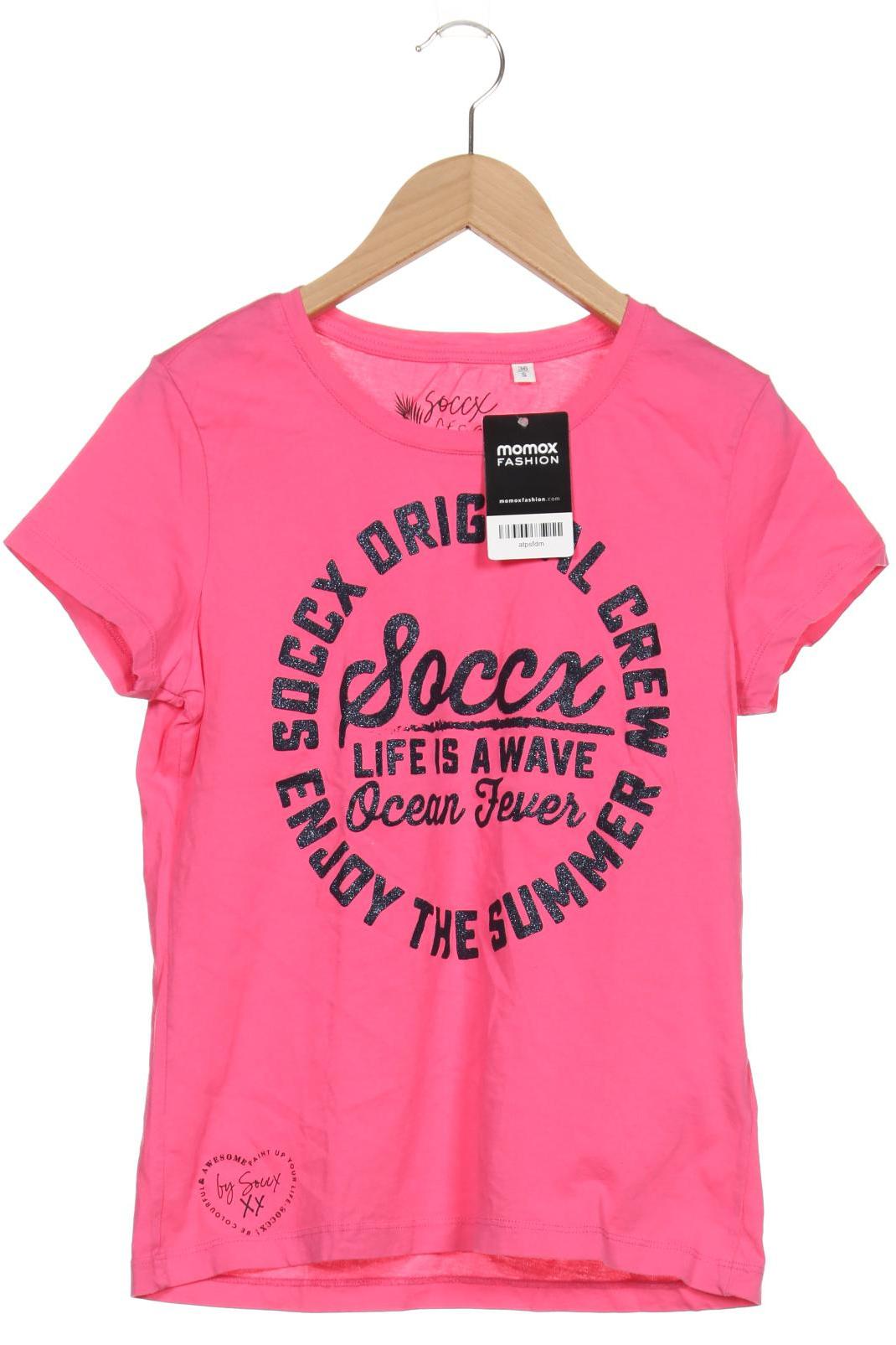 Soccx Damen T-Shirt, pink, Gr. 36 von SOCCX