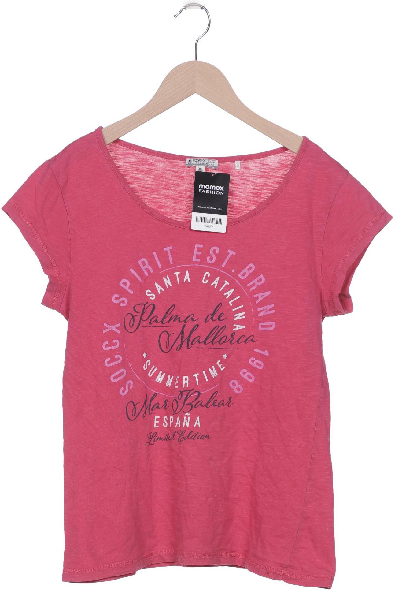 Soccx Damen T-Shirt, pink, Gr. 36 von SOCCX