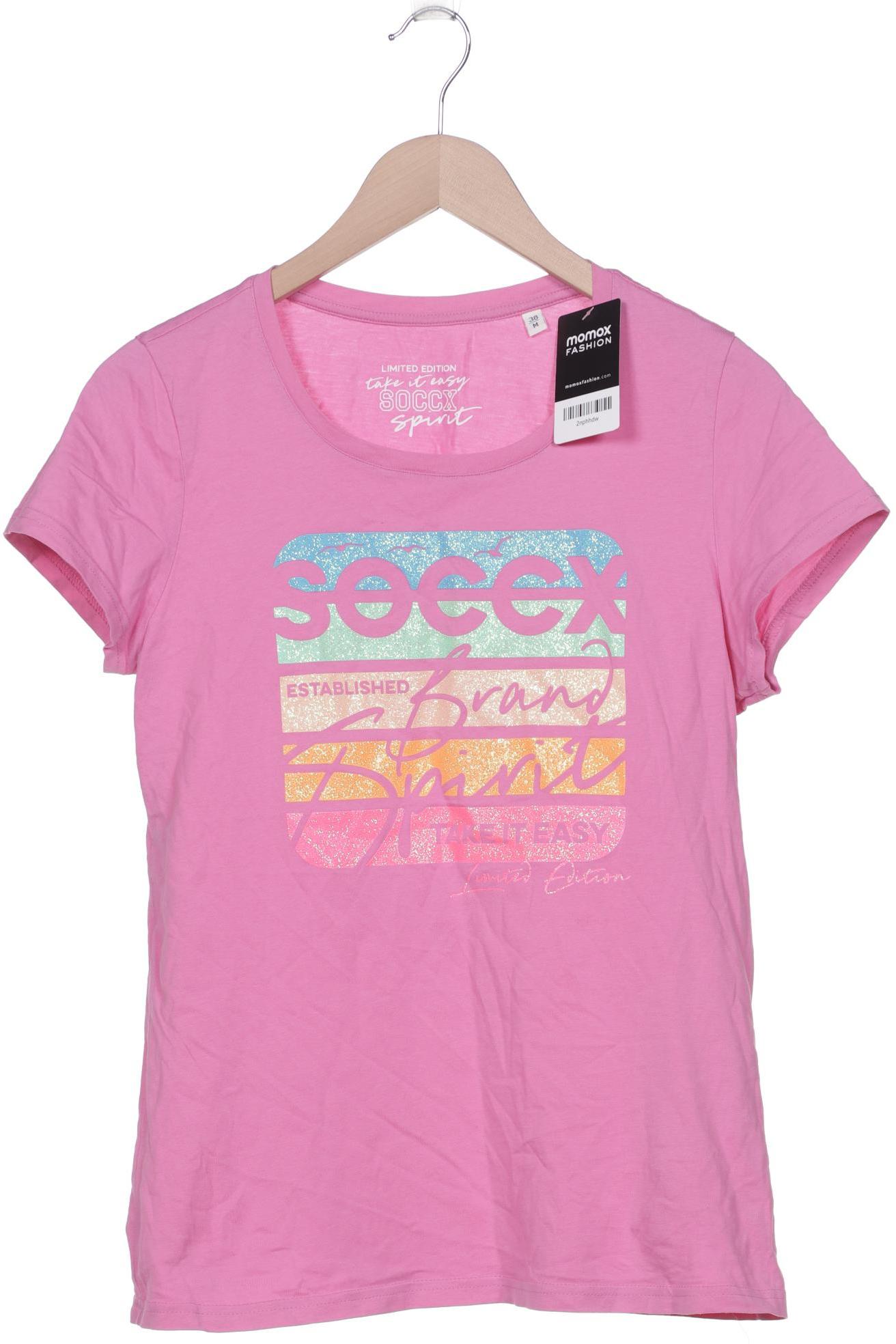 Soccx Damen T-Shirt, pink, Gr. 38 von SOCCX