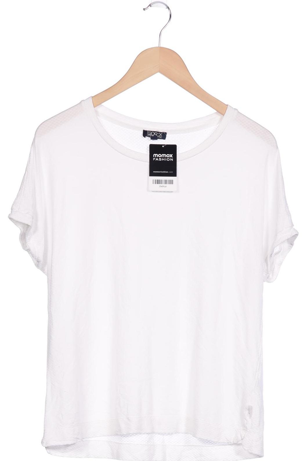 Soccx Damen T-Shirt, weiß, Gr. 36 von SOCCX