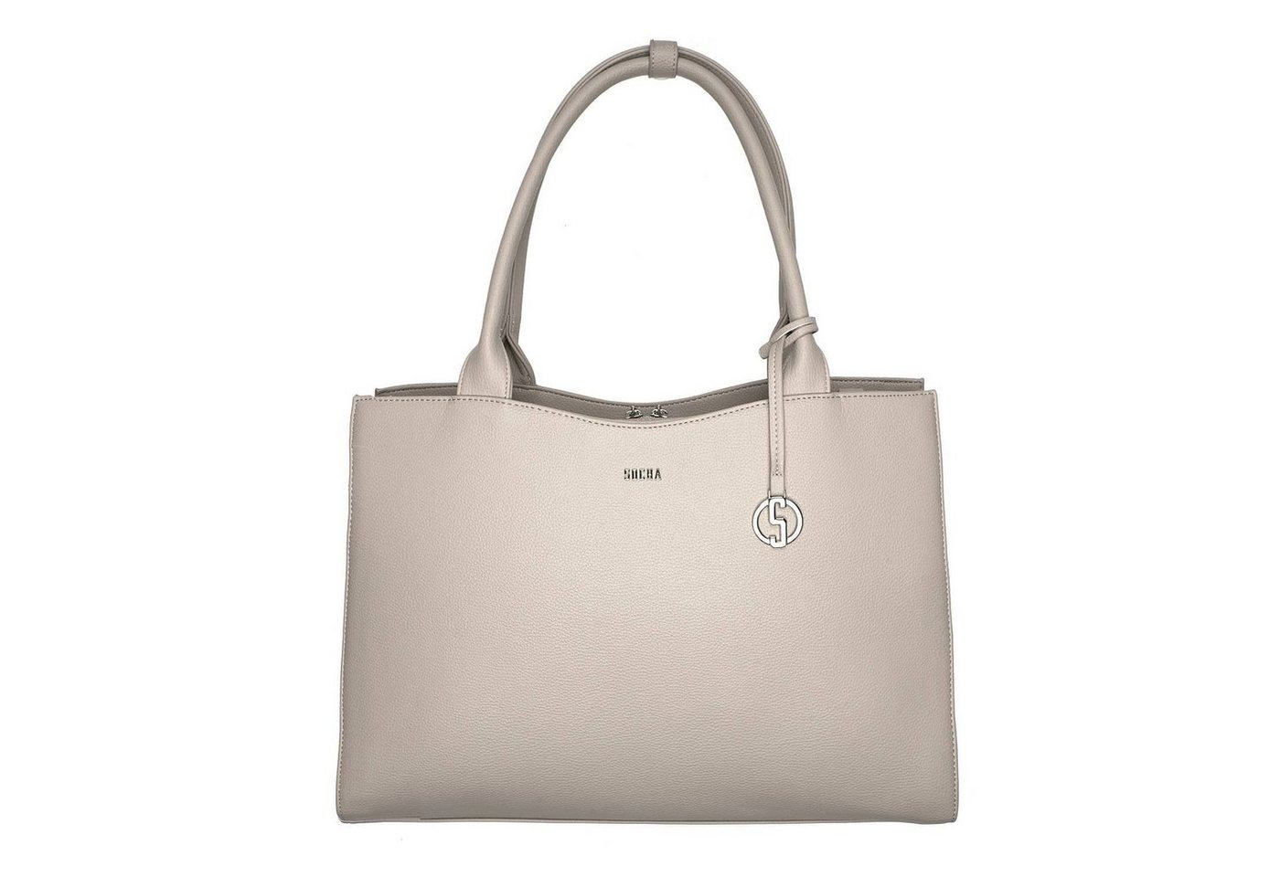 SOCHA Laptoptasche Straight Line Vanilla 15.6 Zoll, elegante Businesstasche für Damen - Vollausstattung - Aktentasche mit Schultergurt von SOCHA