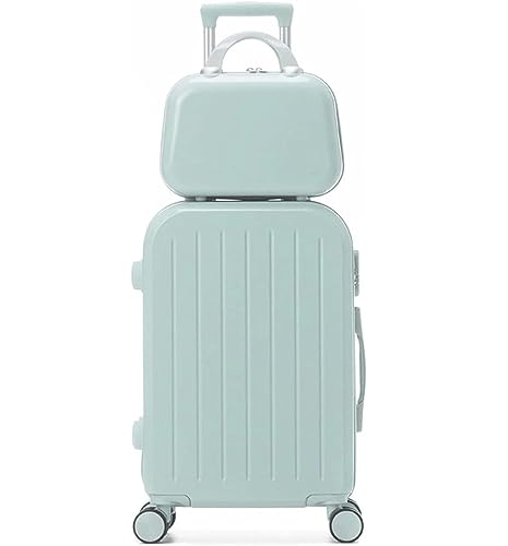 Reisekoffer Rollkoffer Koffer Trolley Gepäck-Hartschalenkoffer, Leichtes Passwort-Gepäck, Rollkoffer Für Herren Und Damen Koffer Gepäck (Color : C, Size : 22inch) von SOCUY