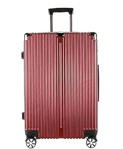 Reisekoffer Rollkoffer Koffer Trolley Gepäckkoffer Mit Großem Fassungsvermögen Und Zahlenschloss Für Männer Und Frauen Koffer Gepäck (Color : H, Size : 26inch) von SOCUY