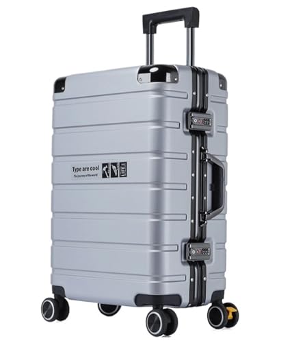 Reisekoffer Rollkoffer Koffer Trolley Hartschalenkoffer, Aufgegebenes Gepäck, Koffer Mit Spinnerrädern, Handgepäck Für Damen Und Herren Koffer Gepäck (Color : G, Size : 26") von SOCUY