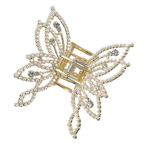 SOESFOUFU Butterfly Haarklammer Mit Strass Und Perlen Haarspange Für Damen Für Hochzeiten Geburtstagsfeiern Und Festliche Anlässe Elegant Und Vielseitig Einsetzbar SOESFOUFU Butterfly Haarklammer Mit Strass Und Perlen Haarspange Für Damen Für Hochzeiten Geburtstagsfeiern Und Festliche Anlässe Elegant Und Vielseitig Einsetzbar von SOESFOUFU