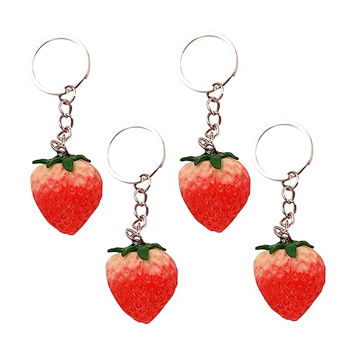 SOIMISS 4stücke Teiliges Erdbeer Schlüsselanhänger Niedliche Hängende Dekoration Für Taschen Schlüsselbund Und Rucksäcke Leicht Und Handlich Für Obstliebhaber SOIMISS 4stücke Teiliges Erdbeer Schlüsselanhänger Niedliche Hängende Dekoration Für Taschen Schlüsselbund Und Rucksäcke Leicht Und Handlich Für Obstliebhaber von SOIMISS