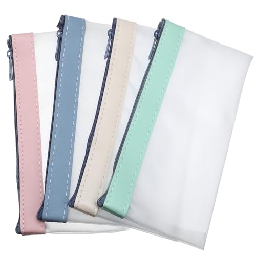 SOIMISS 4 Stück Geldbörse Mit Geldumschlag Organisatoren Zip Beutel Briefumschläge Brieftasche Aufbewahrungstasche Tasche Für Stiftbehälter Etui Für Bleistifthalter Bleistift-Organizer TPU SOIMISS 4 Stück Geldbörse Mit Geldumschlag Organisatoren Zip Beutel Briefumschläge Brieftasche Aufbewahrungstasche Tasche Für Stiftbehälter Etui Für Bleistifthalter Bleistift-Organizer TPU von SOIMISS