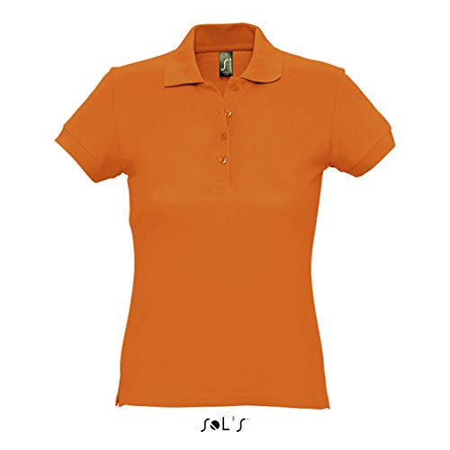SOLS Damen Sol's Passion Poloshirt, orange, L SOLS Damen Sol's Passion Poloshirt, orange, L von SOL'S