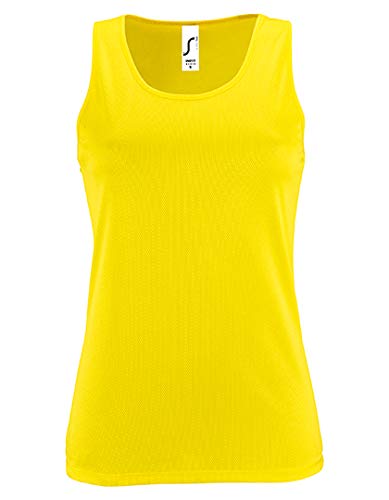 SOLS Damen Tank Top Womens Sports Sporty 02117 Neon Yellow L SOLS Damen Tank Top Womens Sports Sporty 02117 Neon Yellow L von SOL'S