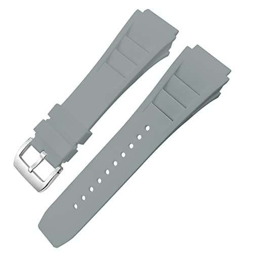 SOMKB Gummi-Uhrenarmband 20 mm 25 mm für Richard Federsteg Silikon Mille Sport Uhrenarmband weich wasserdicht Armband, 20 mm, Achat von SOMKB