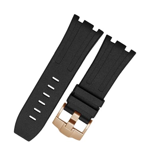 SOMKB Gummi-Uhrenarmband für Audemars Piguet, Herren-Armband, Silikon-Armband, Zubehör für 15703, 28 mm Silikon-Uhrenarmband, 28mm, Achat von SOMKB