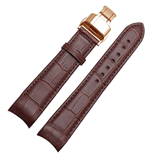 SOMKB Herren-Uhrenarmband mit gebogenem Ende, für BL9002-37 05A BT0001-12E 01A, echtes Leder mit Schmetterlingsschnalle, 20, 21, 22 mm, 21 mm, Achat von SOMKB