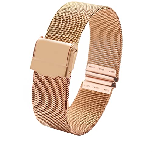 SOMKB Milanaise-Armband für Damen, schlichtes Armband, 12, 13, 14, 15, 16, 17, 18, 19, 20, 22 mm, Metallgewebe, modisches Trend-Armband für DW AR, 22 mm, Achat von SOMKB