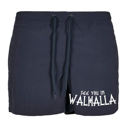Herren Badehose Badeshorts See You in Walhalla Wikinger Odin Swim Shorts Vikings Herren Badehose Badeshorts See You in Walhalla Wikinger Odin Swim Shorts Vikings von SONS OF ODIN