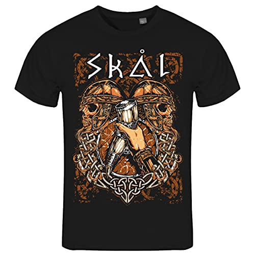 Herren T-Shirt Skal for Valhall Met nordische Bräuche S - 5XL von SONS OF ODIN