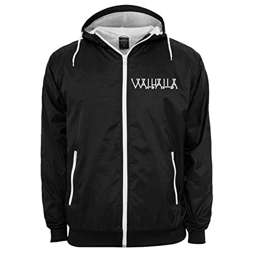 Herren Windbreaker Regenjacke WALHALLA Wikinger Germanen Thor Odin nordisch von SONS OF ODIN