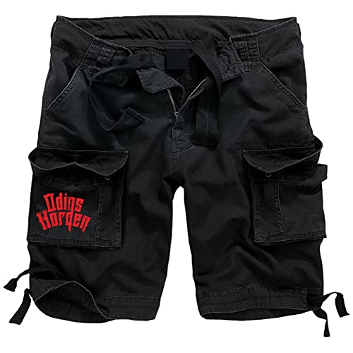 SONS OF ODIN Herren Armee Kurze Hosen Army Shorts Odins Horden Wikinger Walhalla Motive skal von SONS OF ODIN