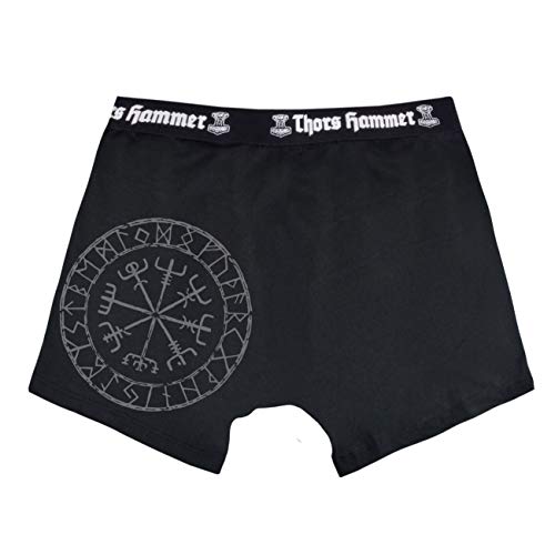 SONS OF ODIN Herren Boxershort Vegvisir Größe M XXL Schlüpfer Wikinger Motive Männer kompass von SONS OF ODIN