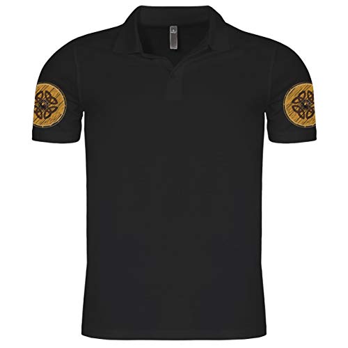 SONS OF ODIN Herren Poloshirt Polohemd Wir bleiben Heiden (mit Rückendruck) von SONS OF ODIN