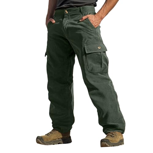 SOOUICKER Arbeitshosen Männer Cargo Stretch Cargohose Outdoor Cord Vintage Cordhose Baggy Cargo Wanderhose mit Seitentaschen Weit Trekkinghose Lang Viele Taschen SOOUICKER Arbeitshosen Männer Cargo Stretch Cargohose Outdoor Cord Vintage Cordhose Baggy Cargo Wanderhose mit Seitentaschen Weit Trekkinghose Lang Viele Taschen von SOOUICKER