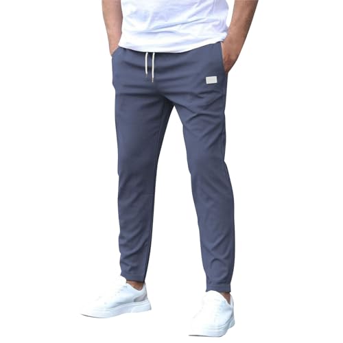 SOOUICKER Chino Hose Herren Slim Fit mit Gummibund Stoffhose Sommer Casual Freizeithose Chino Stretch Sommerhose Leicht Hosen Modern Tapered SOOUICKER Chino Hose Herren Slim Fit mit Gummibund Stoffhose Sommer Casual Freizeithose Chino Stretch Sommerhose Leicht Hosen Modern Tapered von SOOUICKER